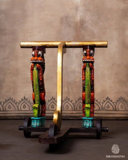 Heritage Handcrafted Wooden Baby Walker – Traditional Design
