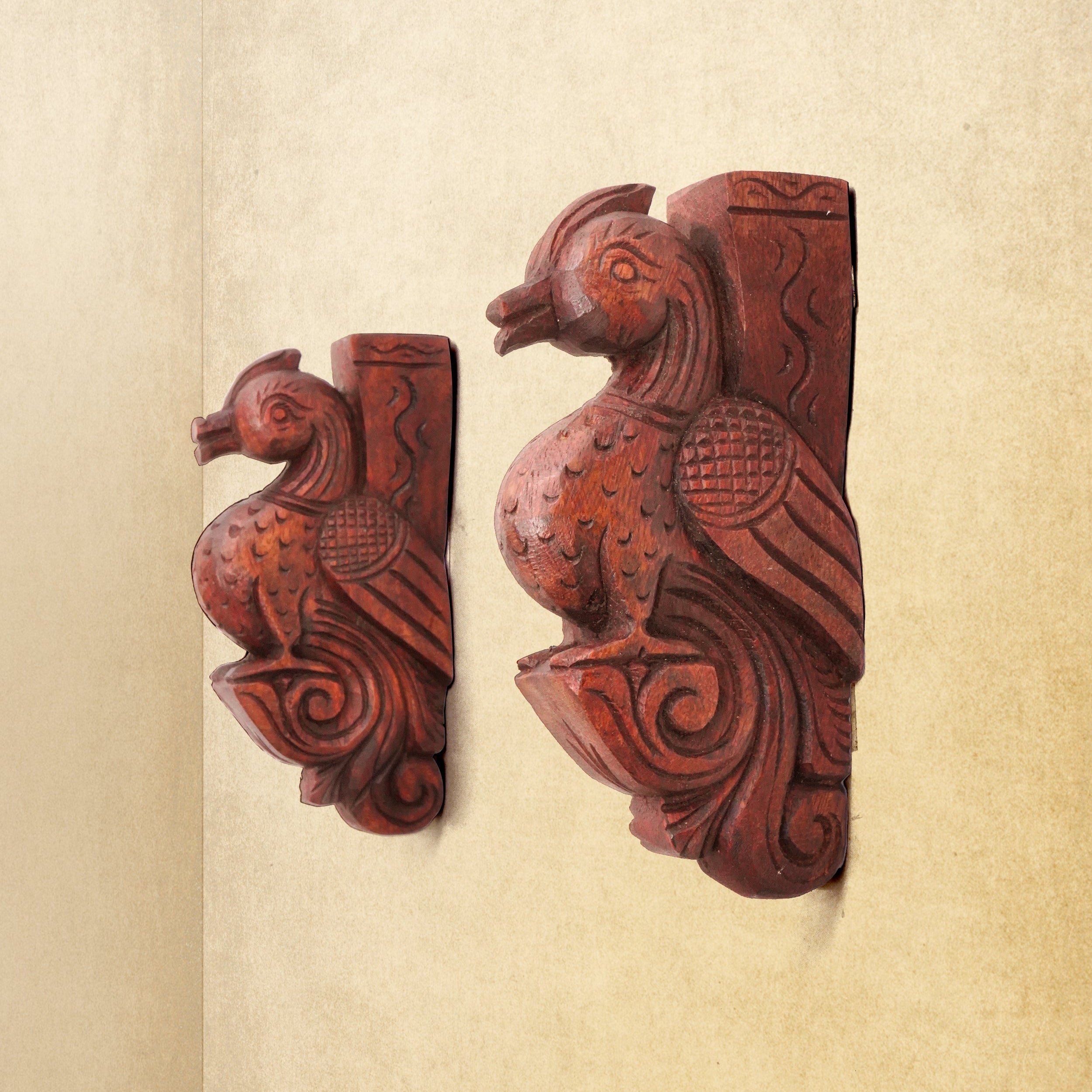Shilpashastra_wood_scuplture_peacock